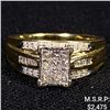 Image 1 : 2.7 DWT 10 KT Gold w/ Diamond Ring Sz: 7