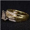 Image 2 : 2.7 DWT 10 KT Gold w/ Diamond Ring Sz: 7
