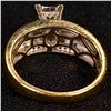 Image 3 : 2.7 DWT 10 KT Gold w/ Diamond Ring Sz: 7