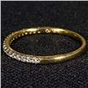 Image 2 : 0.7 DWT 10 KT Gold w/ Diamond Ring Sz: 7