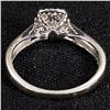 Image 3 : 1.5 DWT 10 KT Wht Gold w/ Diamonds Ring Sz: 6.5