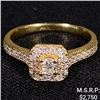 Image 1 : 2.3 DWT 14 KT Gold w/ Diamond Ring Sz: 8