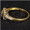 Image 2 : 1.7 DWT 14 KT Gold w/ Diamond Ring Sz:10.5