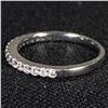 Image 2 : 1.1 DWT 14 KT Wht Gold w/ Diamond Ring Sz:5