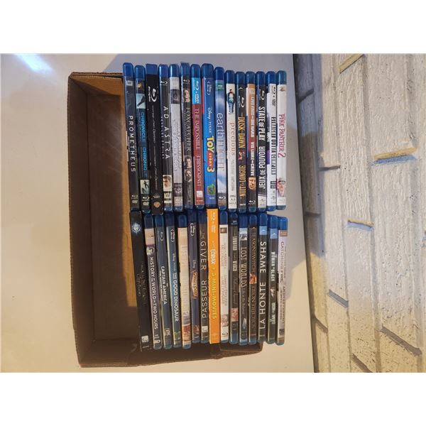 Thirty Blu-Ray DVDs