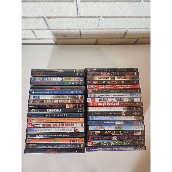 36 DVDs