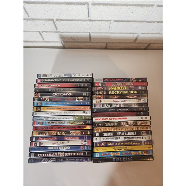 36 DVDs