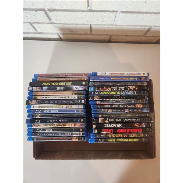 30 Blu-Ray DVDs