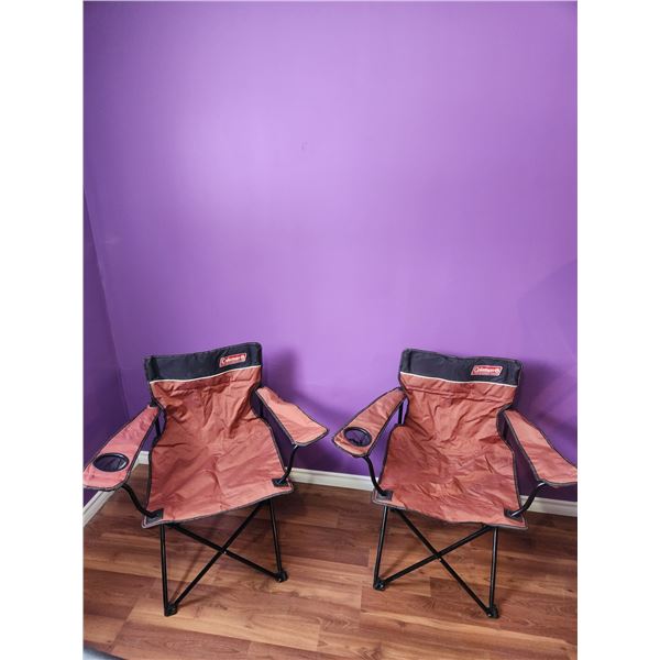 Coleman Camping Chairs with Cup Holder