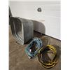 Image 2 : Metal Bin & 2 50' Outdoor (Polarized) Extension Cords