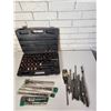 Image 1 : Drill Bits & Incomplete Socket Set with Case