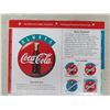 Image 2 : Tri-Fold Coca-Cola Red Disk Icon Graphic Standards Packaging/Promotions 11"x24"