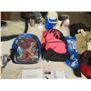 Image 3 : Multiple Backpacks, Duffle Bags, Glasses, Thermos, Trophy, Water Bottles, Bags, etc