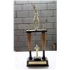 Image 1 : Runner Up 1987 Nissan Hawaii Invitational Baseball Tournament Trophy 9"x4"x26"H