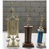 Image 1 : Qty 3 Trophies: 2nd Place Basketball, Donna Ronjue w/ Crest, etc 26", 19" & 18"H