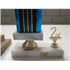 Image 2 : Qty 3 Trophies: 2nd Place Basketball, Donna Ronjue w/ Crest, etc 26", 19" & 18"H