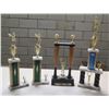 Image 1 : Qty 4 Trophies: Nissan Hawaii Baseball, Basketball, etc 17" & 24" (Broken or Missing Pieces)