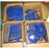 Image 1 : Qty 4 Boxes Blue Alphabet Letters (Incomplete)