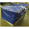 Image 1 : Qty 6 Blue Tarps 96"x28"x30" (Tarps only)