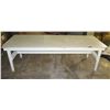 Image 1 : White Work Table 96"x36"x30"H