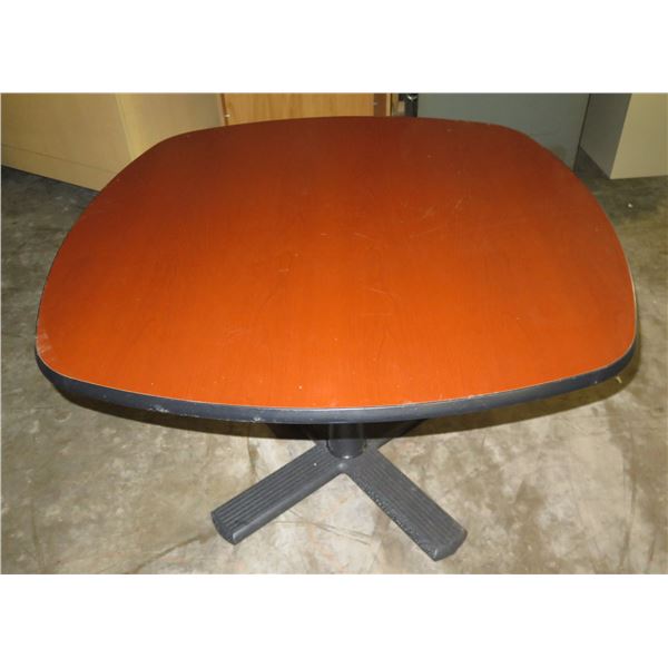 Work Table on Pedestal Base 42"x42"x29"H