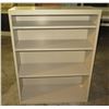 Image 1 : Gray 4-Tier Shelving Unit 36"x13"x48"H