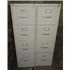 Image 1 : Qty 2 HON Metal 4-Drawer Filing Cabinets (No Keys)