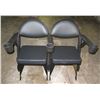 Image 1 : Qty 2 Spec Seats International Folding Chairs w/ Cup-Holder Arm Rests