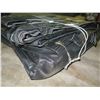 Image 2 : Black Tarp w/ Grommets 72"x300"