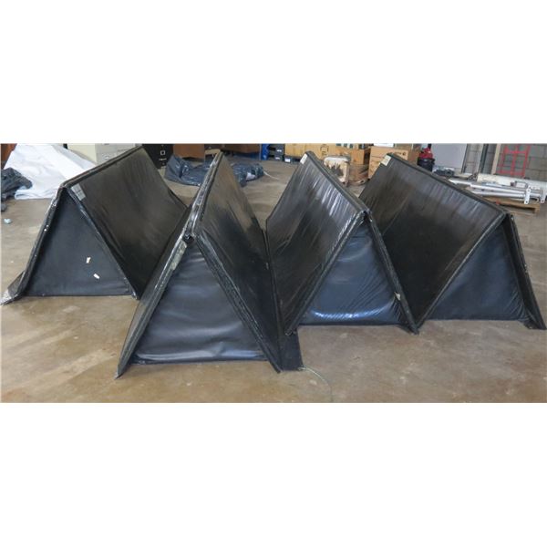 Qty 4 Sideline Signatures Padded "A" Frame Banner Display Holders 72"x106" Flat