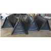 Image 1 : Qty 4 Sideline Signatures Padded "A" Frame Banner Display Holders 72"x106" Flat