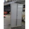 Image 2 : Metal 2-Door Cabinet w/ Interior Shelving 39"x18"x77"H (No key)