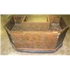 Image 1 : Rolling Wooden "U" Shaped Container 55"x30"x26"H