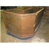 Image 2 : Rolling Wooden "U" Shaped Container 55"x30"x26"H