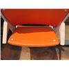 Image 2 : Single Aloha Stadium Seat w/ Back & 2 Armrests, Orange, Seat 11, 23"x23"