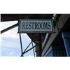 Image 1 : Restrooms Sign 56"x22"