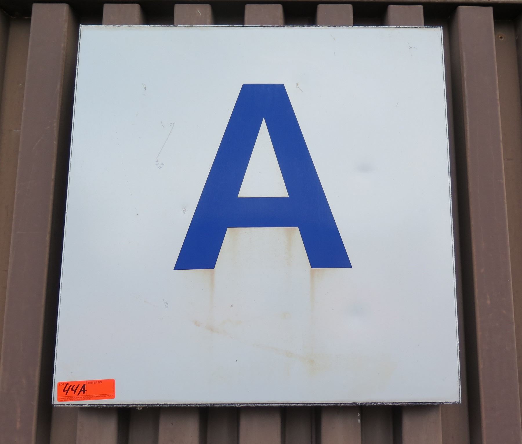 Square Section A Sign 24
