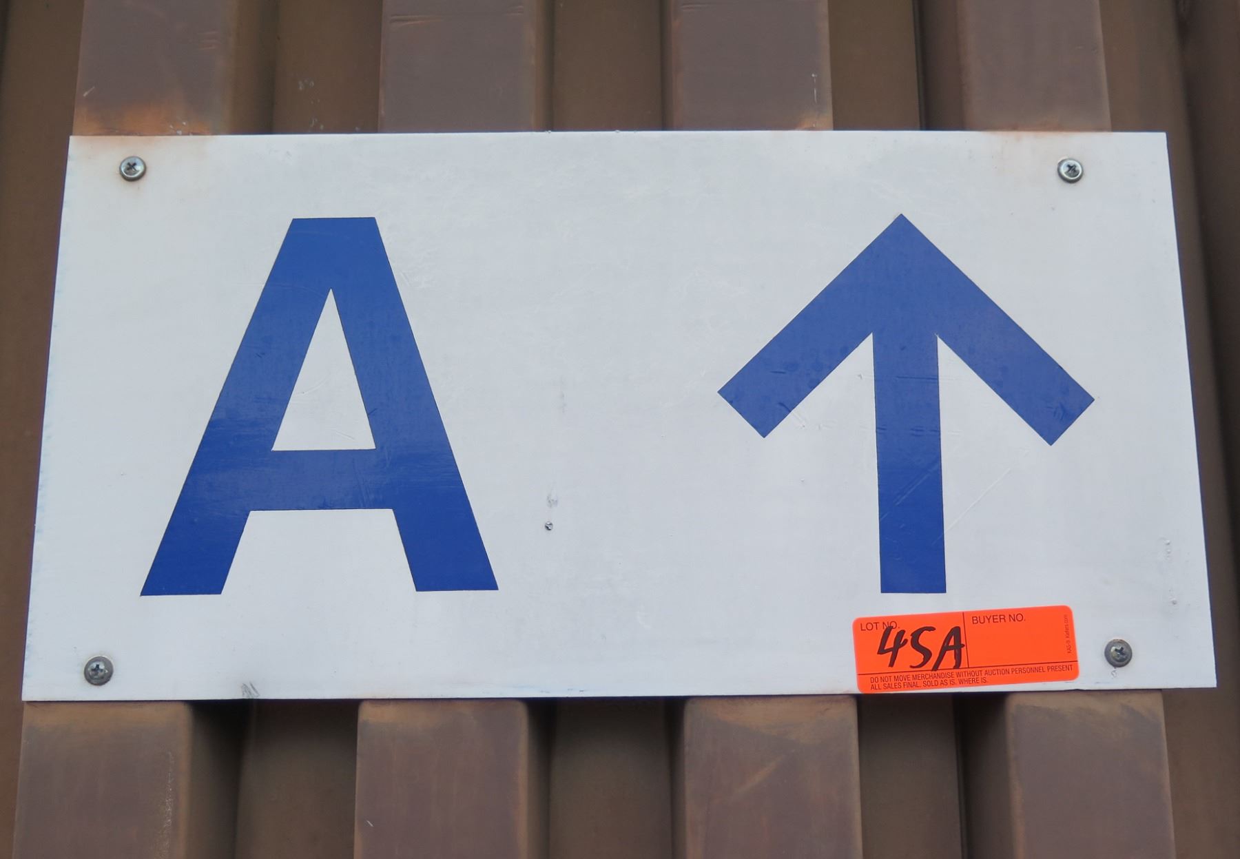 Value Section Sign Section A Sign w/ Arrow 24