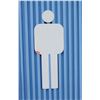 Image 2 : Qty 3 Men's Washroom Signs: In, Out & Silhouette