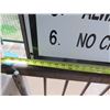 Image 2 : Safety Rules Sign: No Strollers, Hold Handrails, etc 30"x35"