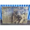 Image 1 : Original Baseball Sign Covered in the 1980's by Sponsor Signs (Sun & Weather Damage)