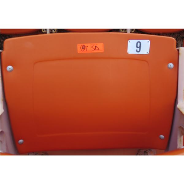 Aloha Stadium Seat Back, Orange, Seat 9