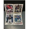 Image 1 : LOT OF 4 BOWMAN BASEBALL ROOKIE CARDS