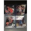 Image 1 : LOT OF 4 NBA BASKETBALL ROOKIE CARDS