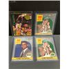 Image 1 : LOT OF 4 NBA BASKETBALL ROOKIE CARDS SHAQ, PAYTON