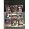 Image 1 : LOT OF 9 NBA BASKETBALL ROOKIE CARDS