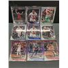 Image 1 : LOT OF 9 NBA BASKETBALL ROOKIE CARDS