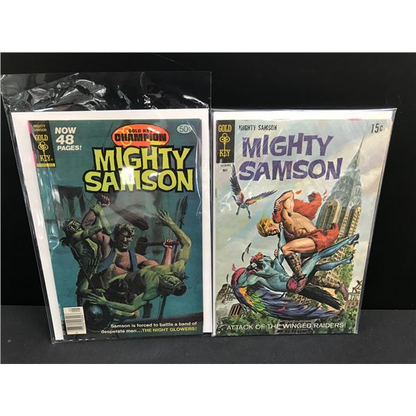 LOT OF 2 MIGHTY SAMSON COMICS (GOLD KEY COMICS)