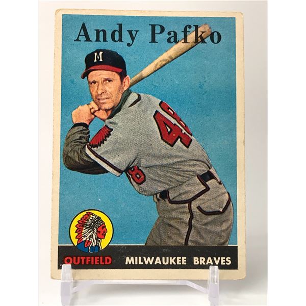 1958 TOPPS BASEBALL ANDY PAFKO
