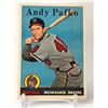 Image 1 : 1958 TOPPS BASEBALL ANDY PAFKO